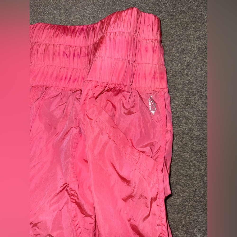 FP Movement by Free People Bright Neon Pink High-Rise Joggers - Picture 2 of 4